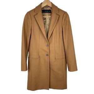 Zara Basics Oversized Camel Tan Coat (XS)